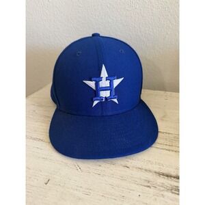 New Era Houston Astros MLB 59FIFTY Fitted Baseball Cap Hat Navy Blue,White 7 1/4